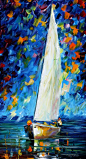 彩虹时刻——美国画家 Leonid afremov 作品