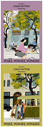 这次和路易威登合作了一系列插图，被做成了贴纸海报购物袋在这次VVV的展览商店可以购买.✨✨ #路易威登VVV上海# ​​​​