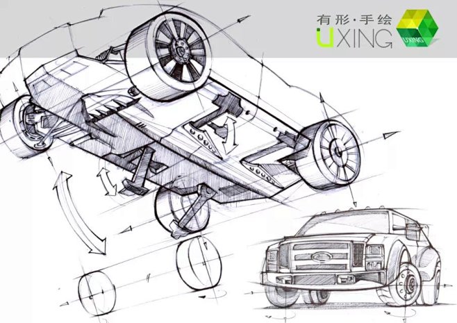 有形手绘 专注工业设计手绘