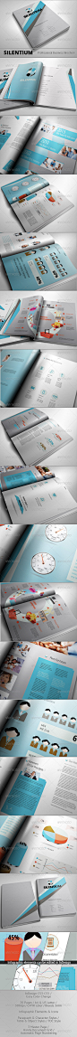 SILENTIUM - Modern Business Brochure - GraphicRiver Item for Sale