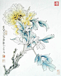 (5)【转】王道中的工笔牡丹和白描花卉草虫欣赏 [23P]_tongle99_新浪博客