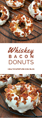 Get in the Irish spirit with whiskey flavored baked donuts, the perfect sweet treat for your party guests.: 