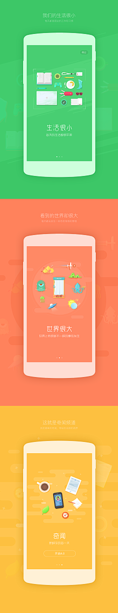 uiwork采集到APP模式-引导页