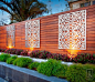 Lucario Laser Cut Screens | outdoor design | www.watergardenwarehouse.com.au | © Q Design: 