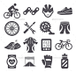 骑自行车图标-杂项图标Biking Icons - Miscellaneous Icons活动,自行车,自行车,自行车,自行车,瓶子,衣服,鞋子,装备,眼镜,手套,心跳,头盔,图标,爱山,山地自行车,部分零件,道路,公路,衬衫,鞋子,鞋子,运动,运动服装、轮胎、制服、手表 activity, bicycle, bike, biker, biking, bottle, break, clothes, footwear, gear, glasses, glove, heartbeat, helmet, ico