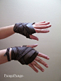 I want to do something like this!!! <3 Like street fighter gloves!: