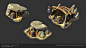 Pirate town "more serious", Lluc Romaní : Pre-rendered 3D models for a unreleased mobile game.