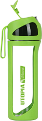 Amazon.com: Sports Water Bottle (18-Ounce) - Double Wall Eastman Tritan Water Bottle - BPA-Free and Leak Proof - With Sports Strap - by Utopia Home: Kitchen & Dining