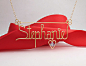 personalized name necklace wire jewelry 