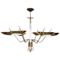 Large Stilnovo Six Light Chandelier | From a unique collection of antique and modern chandeliers and pendants  at http://www.1stdibs.com/furniture/lighting/chandeliers-pendant-lights/