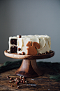 chocolate hazelnut cake with vanilla hazelnut buttercream — molly yeh