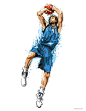 NBA Illustrations 2nd set on Behance