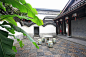 砖,圆柱体,门,建筑物门,绿色_5ffa08720_苏州园林_创意图片_Getty Images China