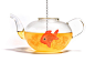 红色金鱼 小鱼儿 茶滤 泡茶器 茶包