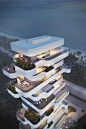 nice Elegant Residential Tower with a view Limassol Beach | Orange Architects Check more at http://www.arch2o.com/elegant-residential-tower-with-a-view-limassol-beach-orange-architects/