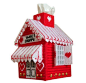 立体十字绣----浪漫满屋小房子纸巾盒