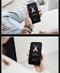 苹果手机iPhoneX展示效果图PSDAPP设计素材智能贴图样机模板37-淘宝网
