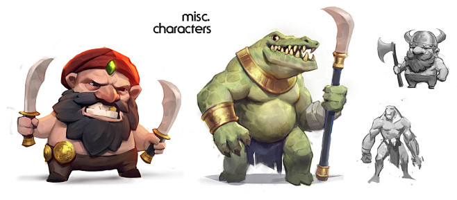 various monsters, Th...