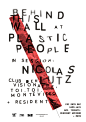 This Wall at Plastic People — Poster Series 塑料墙后面的墙-海报系列-古田路9号