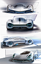 Porsche Electric Le Mans 2035 Concept - Design Sketches by Gilsung Park
