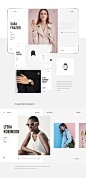 Fashion.clct — Fashion Social Network Tool : We were approached by a client with a request to create an MVP service that helps users follow wardrobe selection of fashion models and trendsetters. We created a clean and minimalistic interface, as well as de