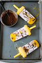 Coconut Mango Popsicles with Magic Shell Drizzle | Playin with My Food