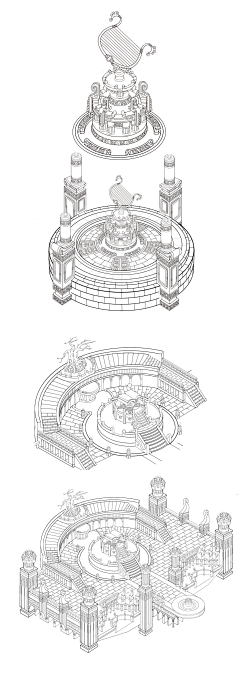 素颜执伞染青黛D采集到建筑