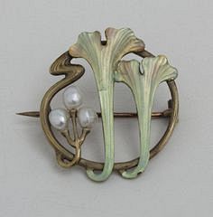 Art Nouveau Brooch c...