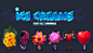 Ice cream from all universes on Behance