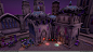 Suramar City: Unreal Engine Level (Fan Art), Luke Cartwright : Based heavily on Suramar City found in World of Warcraft Legion. Designed the buildings and props from screenshots of the game as a basis to recreate my own project.  Found this city to be a s