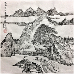 远烟凝翠采集到高晶山水画