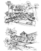 景源手绘创意营的树木风景类线稿作品3 - 老泥鳅素描论坛 http://www.laoniqiu.com #素描#
