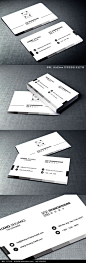 黑白灰简约名片设计AI素材下载_商业服务名片设计模板