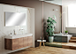 Arca Mobili Proxima bath room collection : Bathroom interior rendering