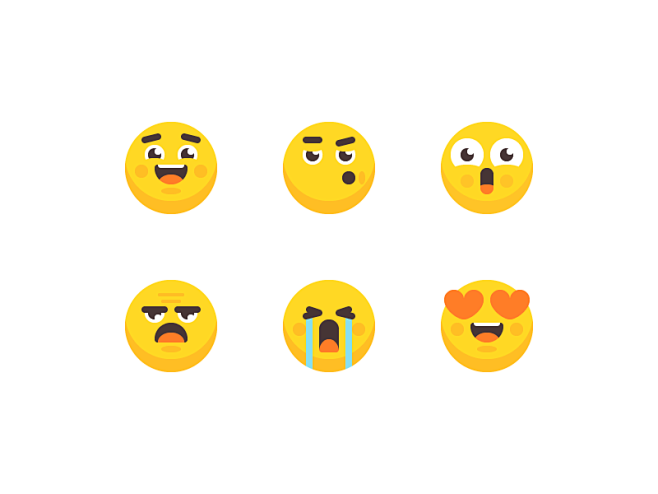 Emoji Icon Set flat ...