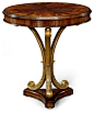 New Jonathan Charles Side Table Mahogany traditional-side-tables-and-end-tables