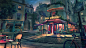Paris street / apartment, Robin Lhebrard : 2D backgrounds inspired by Paris city, I worked on two years ago now. 
"Seduction stories" Otome game.
Butokaï studio