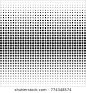 Set of halftone dotted backgrounds. Halftone effect vector patterns collection. Circle dots isolated on the white background.