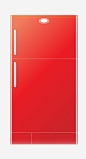 红色的家用电器冰箱矢量图免抠素材_新图网 https://ixintu.com 冰箱 卡通手绘 家用电器 电器 红色 矢量图