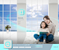 一键控制 智能家居 环境优化 智能家电海报设计PSD ti436a2309