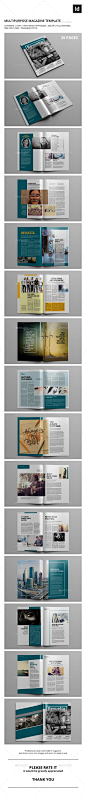 Revuelta. Magazine Template - Magazines Print Templates