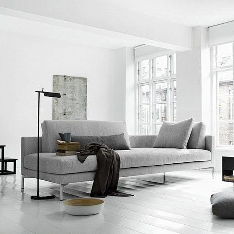 sleek, modern sofa