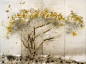 Painting created from explosions  of gunpowder -  Cai Guoqiang