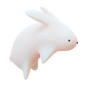 Jumping Rabbit 3D Icon