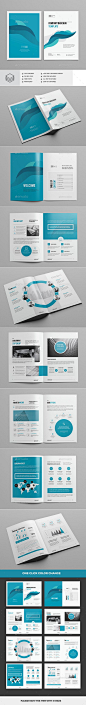 Clean & Modern Multipurpose Brochure — InDesign INDD #brochure #unique • Download ➝ https://graphicriver.net/item/clean-modern-multipurpose-brochure/19411286?ref=pxcr: 