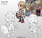 Lowpoly Ashe wireframe by ~Pyroxene