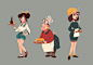 Waitresses, Artem Semenov : Character Design