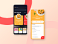 Daily UI Challenge #043 - Food Menu menu food app daily ui challange ux ui