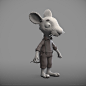 Highway Rat - Mouse Marquette, Danie Malan : I had the pleasure to work on the film called The Highway Rat with director Jeroen Jaspaert . The objective was to create a character that looked hand made with clay, so we had to break symmetry with the sculpt