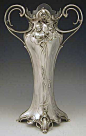 Art Nouveau vases, Germany, 1906.